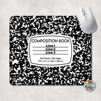 Composition Book All Colors Mouse Pad