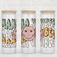 Mothers Day Designs Glass Can 25 oz.