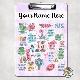 Bible Affirmations Clipboard