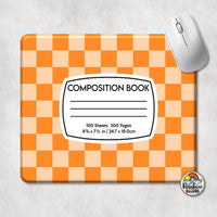 Checker 1 Composition Book Mouse Pad