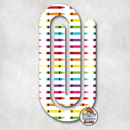 All the Crayons Acrylic Paperclips