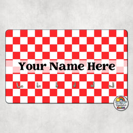 Plain Checker 2-Hall Pass Holder