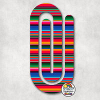 Beautiful Serape Acrylic Paperclips