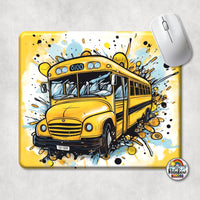 School Bus 2 Mouse Pad