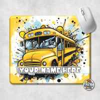 School Bus 2 Mouse Pad