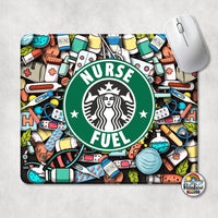 Nurse Fuel Supplies Mouse Pad