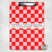 Plain Checkered 1 Clipboard