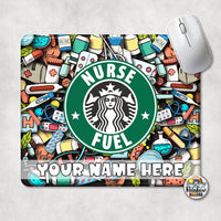 Nurse Fuel Supplies Mouse Pad