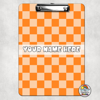 Plain Checkered 1 Clipboard