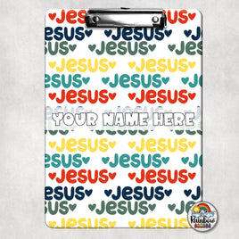 His Name is Jesus Clipboard