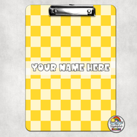 Plain Checkered 1 Clipboard