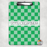 Plain Checkered 1 Clipboard