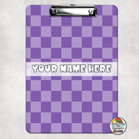 Plain Checkered 1 Clipboard