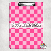 Plain Checkered 1 Clipboard