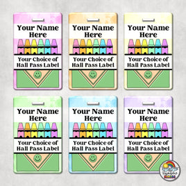 Crayon Box Pastel-Hall Pass Set