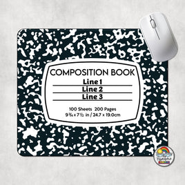 Composition Book Mouse Pad