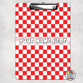 Plain Checkered 2 Clipboard
