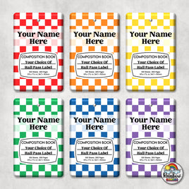 Checkered Comp 2-Hall Pass Set