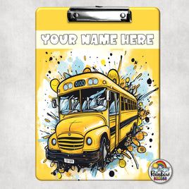 School Bus #2 Clipboard
