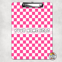 Plain Checkered 2 Clipboard