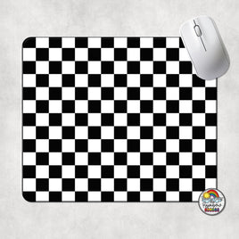 Simple Checker 2 Mouse Pad