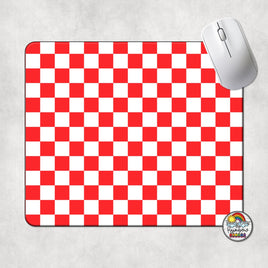 Plain Checkered 2 Mouse Pad