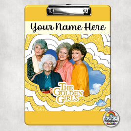 Yellow GG Clouds Clipboard