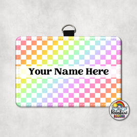 Rainbow Checkered Horizontal