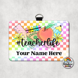 Rainbow Checkered Supplies Horizontal