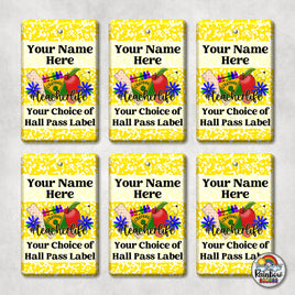 Yellow Bright Supplies-Hall Pass Set