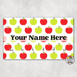 Red & Green Apples-Hall Pass Holder