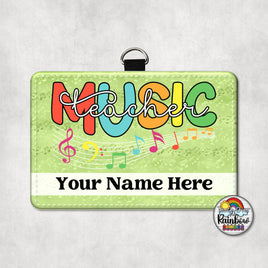 Music Teacher Horizontal