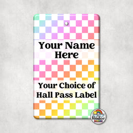 Rainbow Checkered-Single Pass
