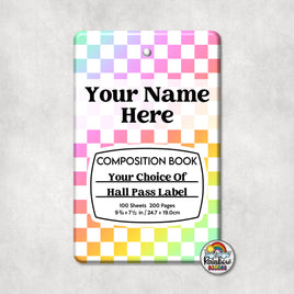 Rainbow Checkered Comp-Single Pass