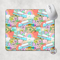 Teacher Things Pastel Mouse Pad