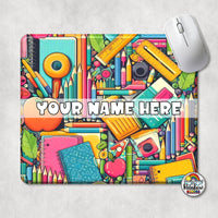 School Supplies 3 Mouse Pad