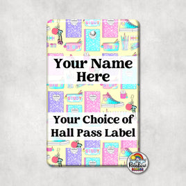 Yellow School Supplies-Single Pass