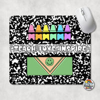 Pastel Crayons Mouse Pad