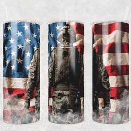 Bless Our Troops Tumbler