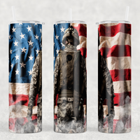 Bless Our Troops Tumbler