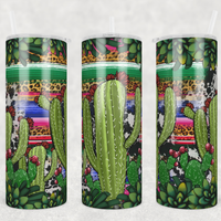 Serape Cactus Tumbler