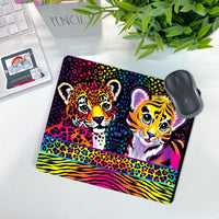 Leopard & Tiger Mouse Pad