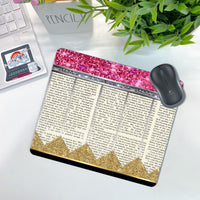 Book Pencil Mouse Pad