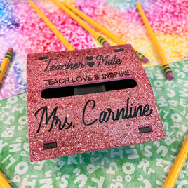 Pink Eraser Note Dispenser