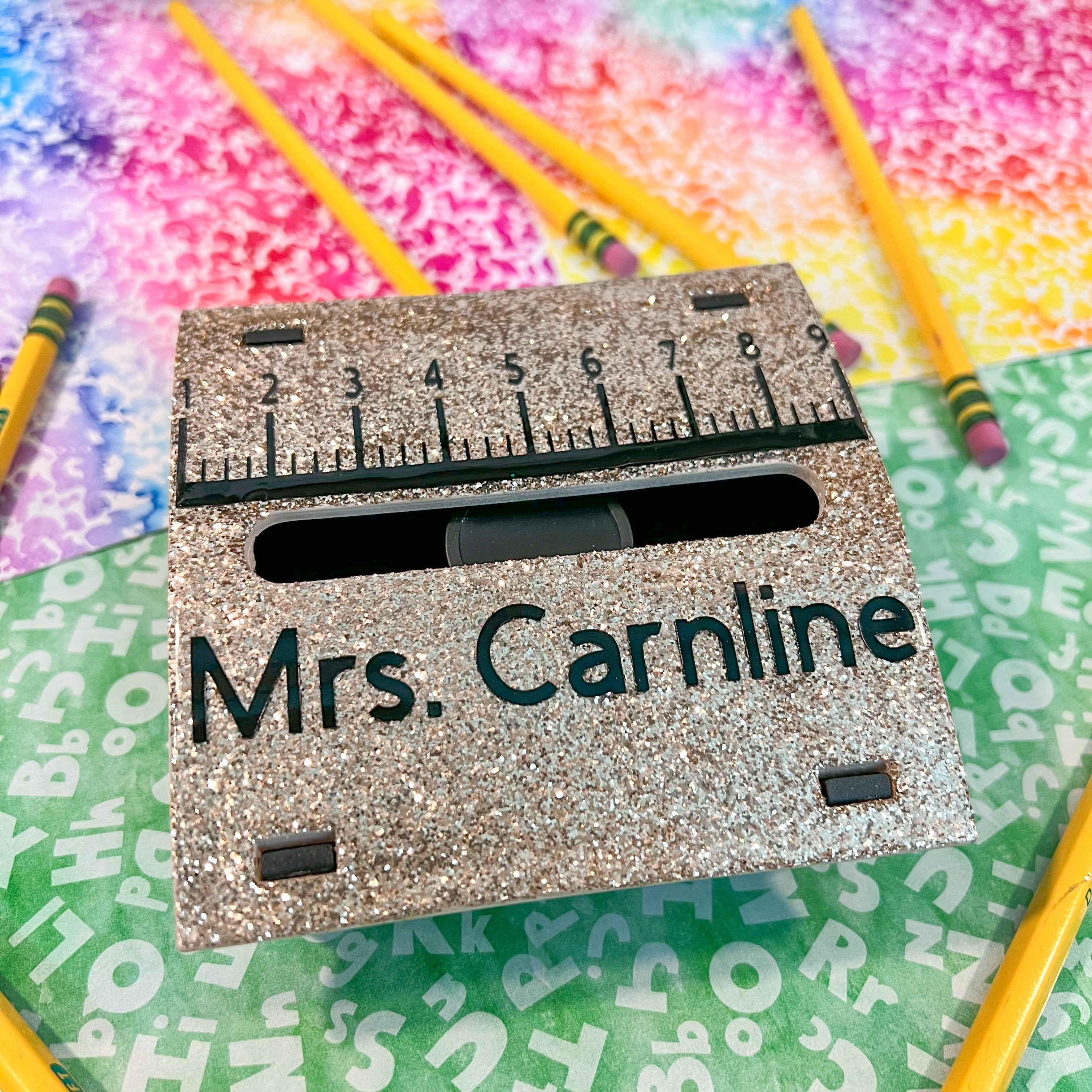 Ruler Note Dispenser – Teach Over the Rainbow
